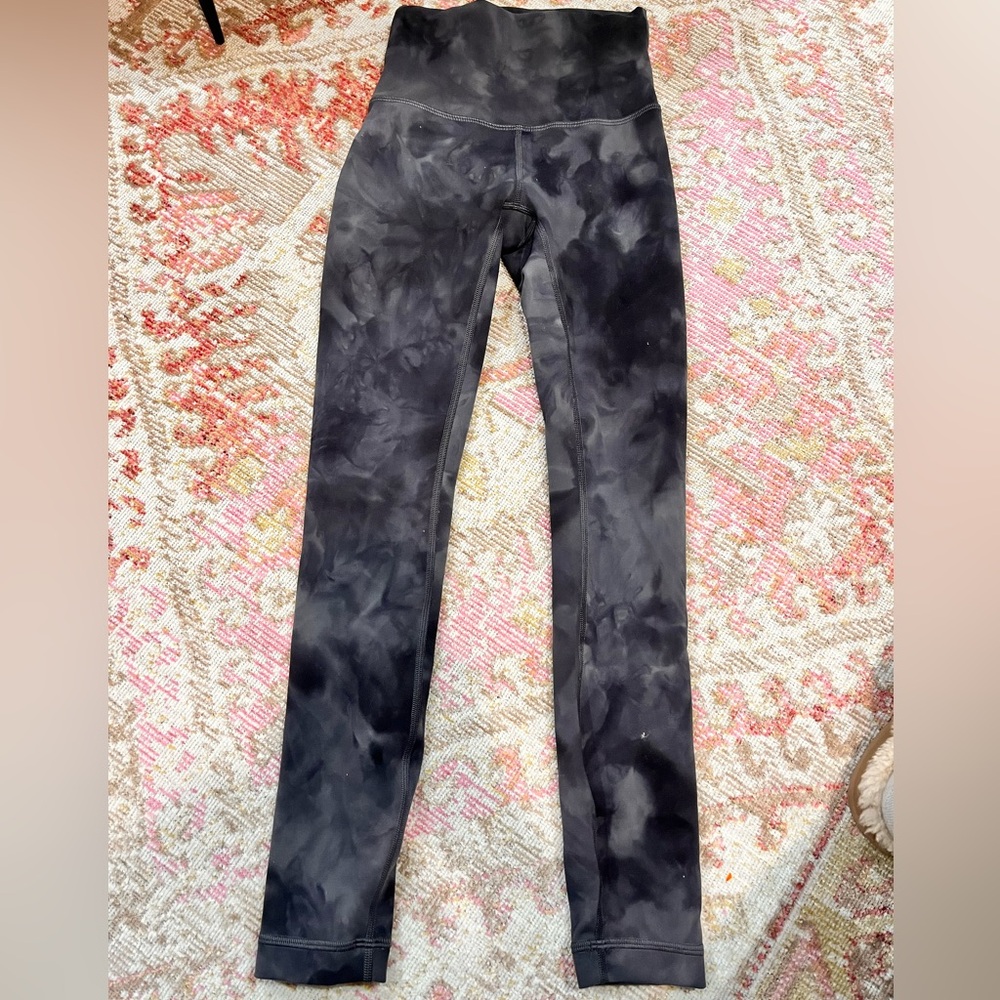 Lululemon leggings. Gray and black. Size 0. In great shape.